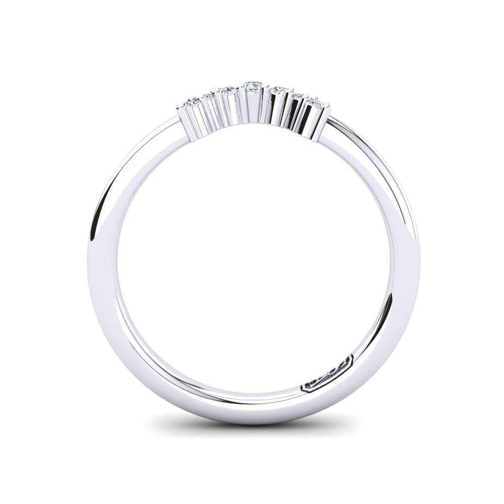 'Anika' Diamond Wedding Band