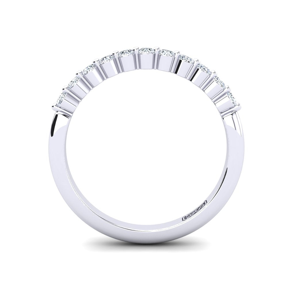 'Annie' Diamond Wedding Band