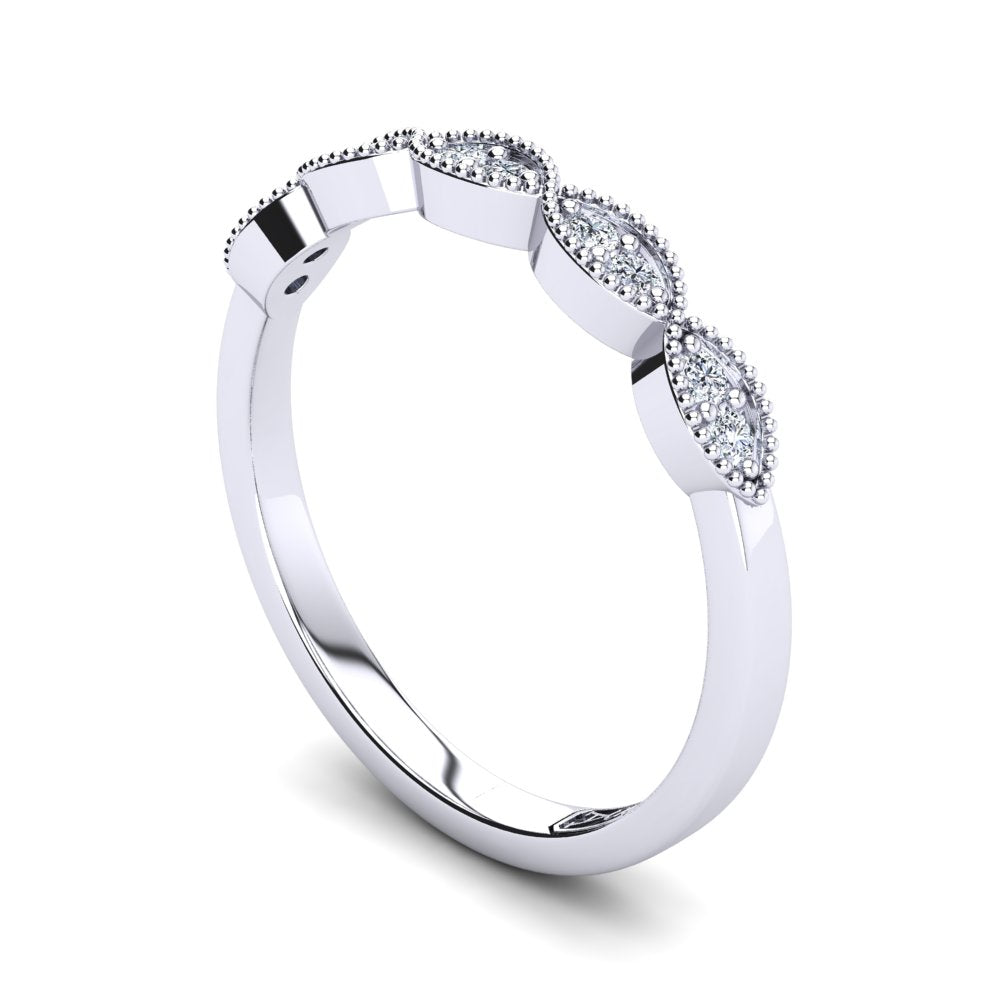 'Brie' Diamond Wedding Band