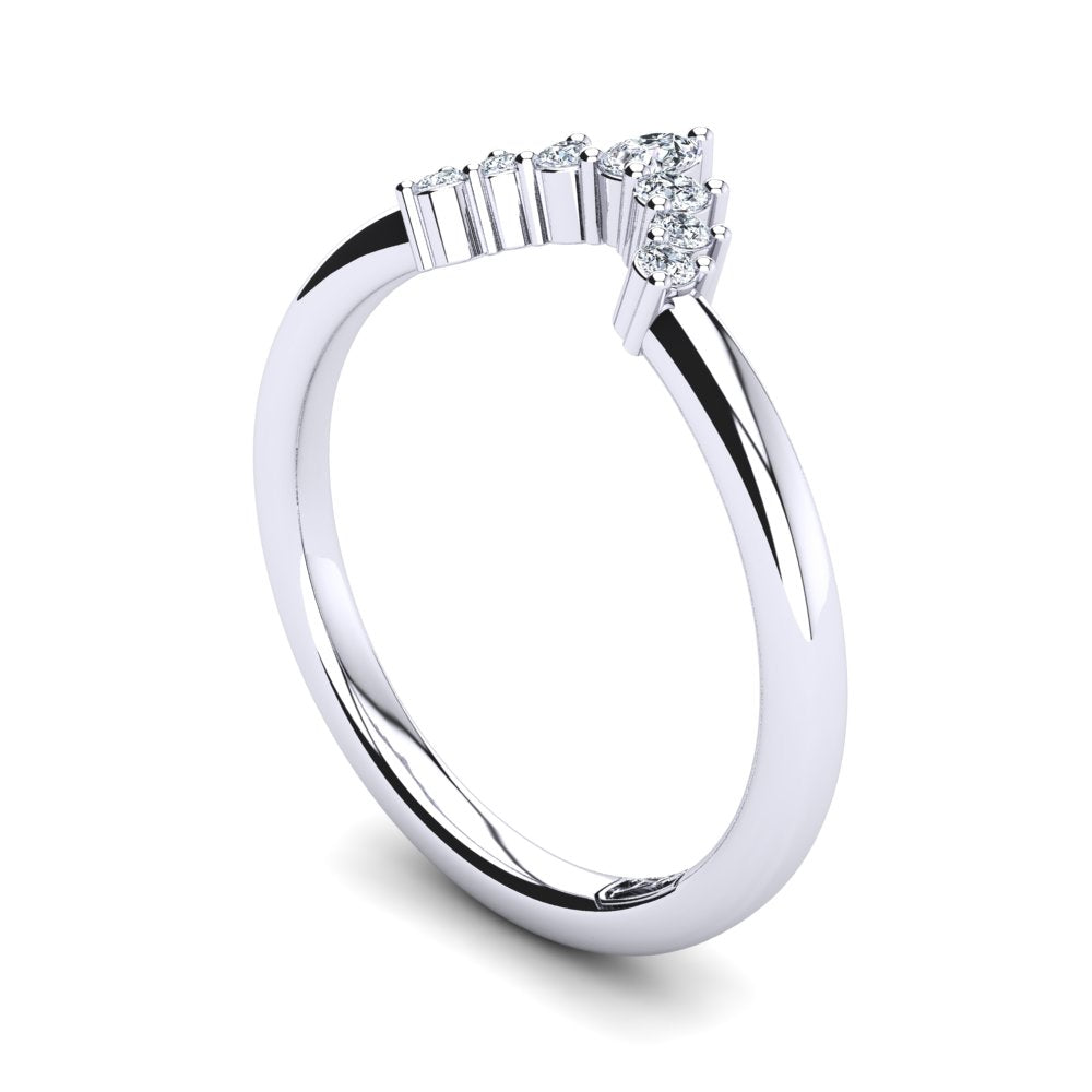 'Anika' Diamond Wedding Band