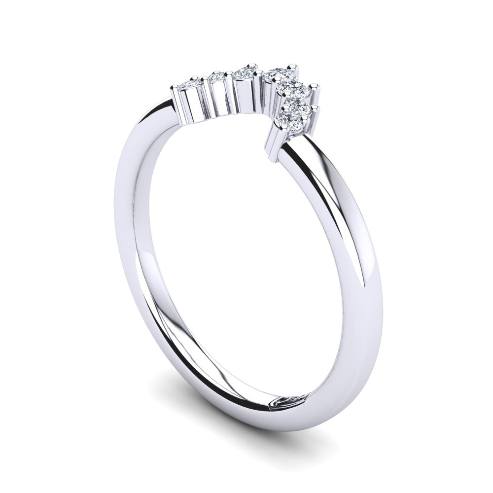 'Anika' Diamond Wedding Band