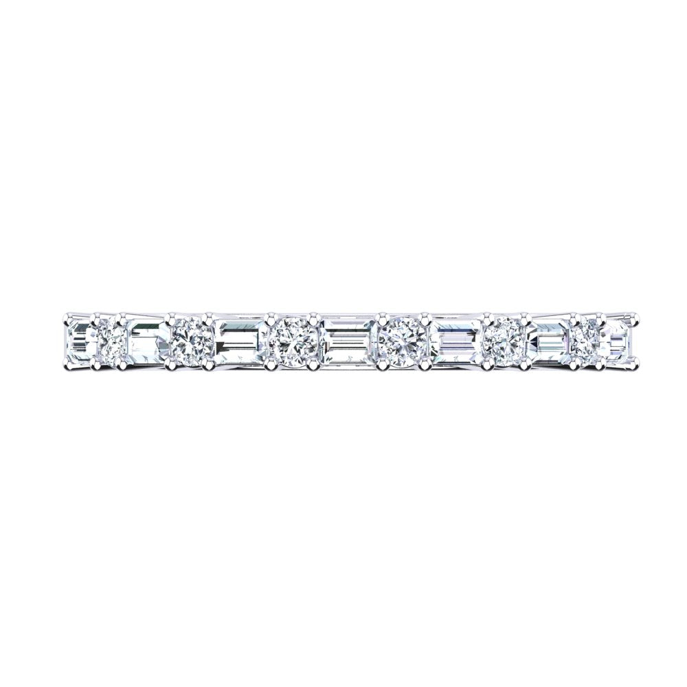 'Rose' Diamond Wedding Band