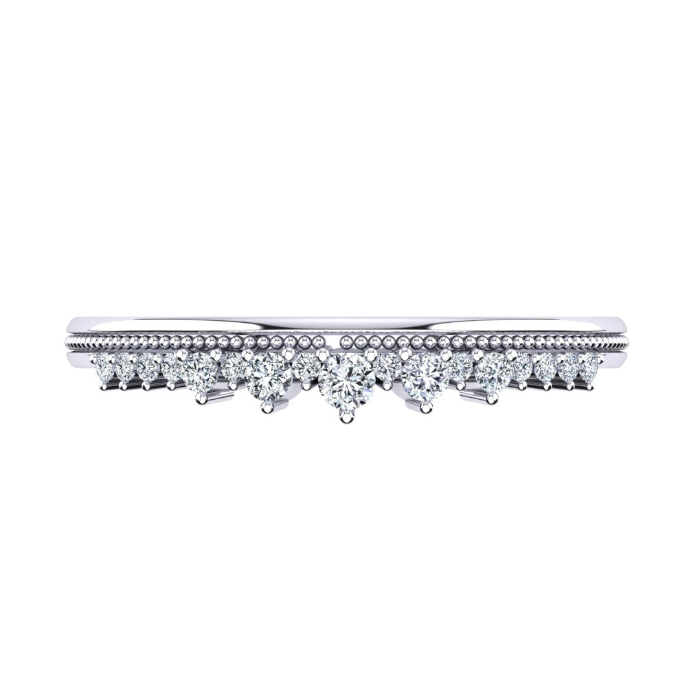 'Venus' Diamond Wedding Band