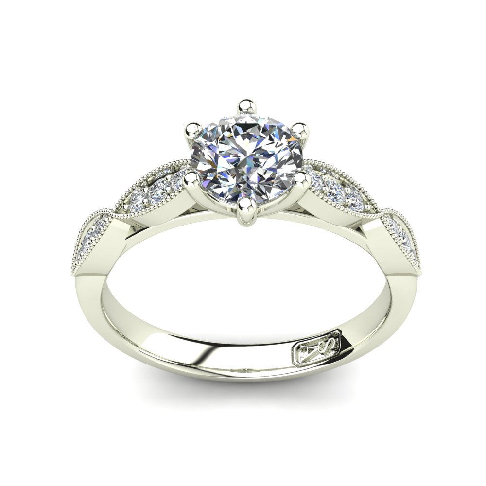 'Lisa' Round Brilliant Cut Engagement Ring