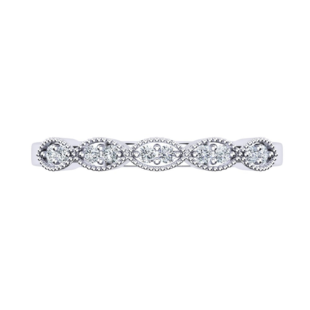 'Brie' Diamond Wedding Band