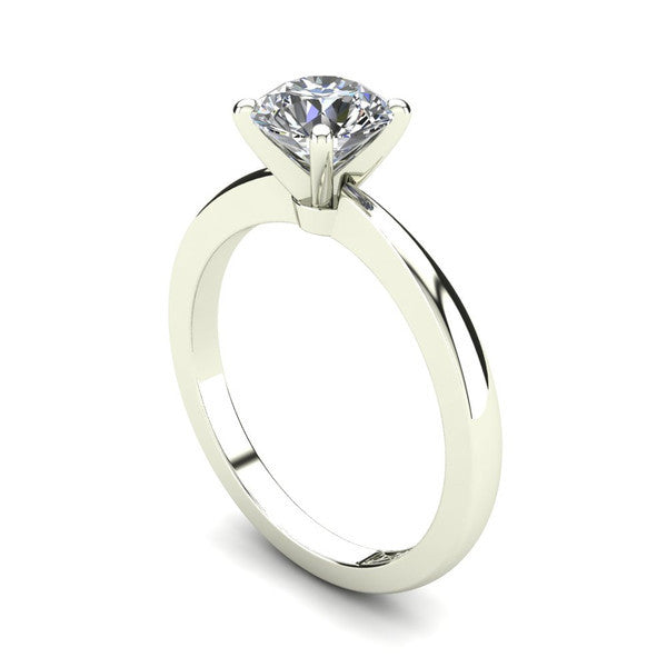 'Grace' Round Brilliant Cut Engagement Ring
