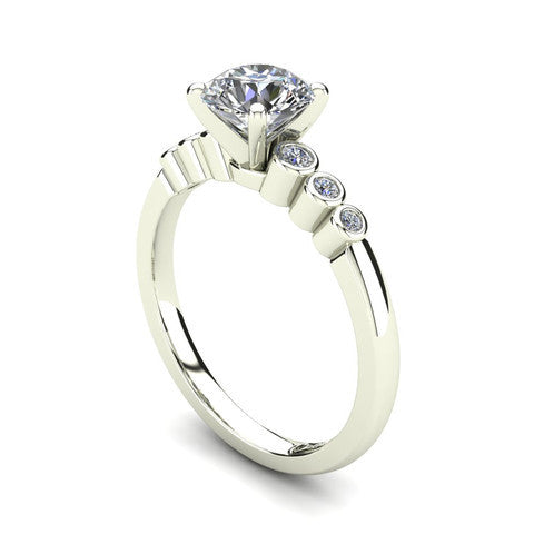 'Riley' Round Brilliant Cut Engagement Ring