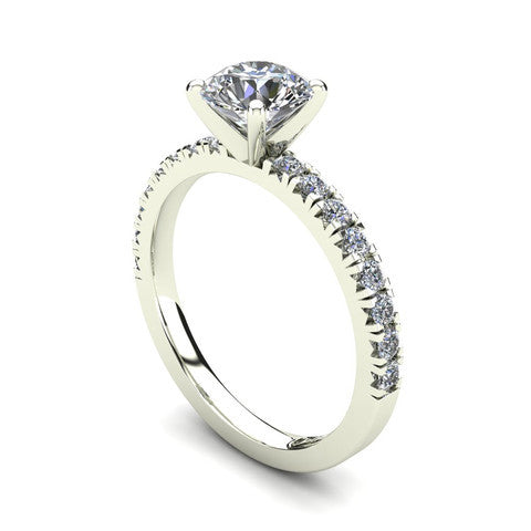 'Emily' Round Brilliant Cut Engagement Ring