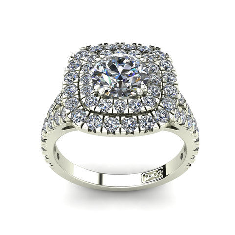 'Emma' Round Brilliant Cut Engagement Ring