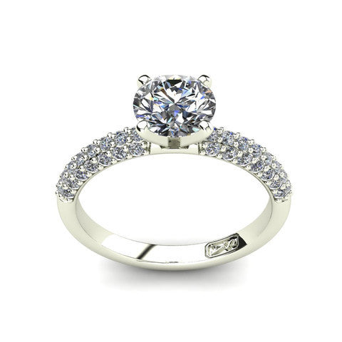 'Kylie' Round Brilliant Cut Engagement Ring