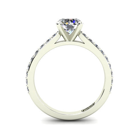 'Sasha' Round Brilliant Cut Engagement Ring