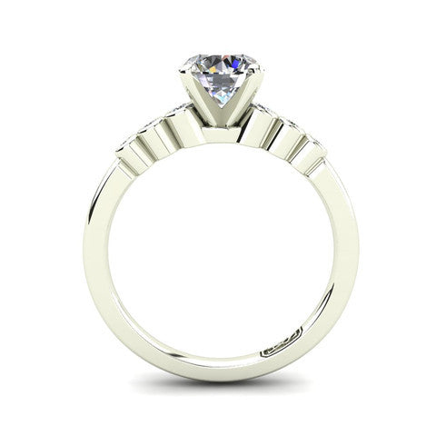 'Riley' Round Brilliant Cut Engagement Ring