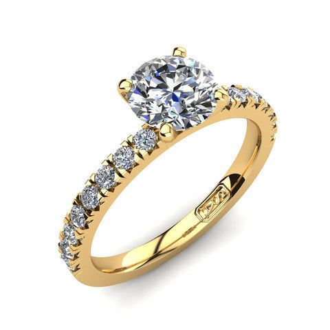'Emily' Round Brilliant Cut Engagement Ring